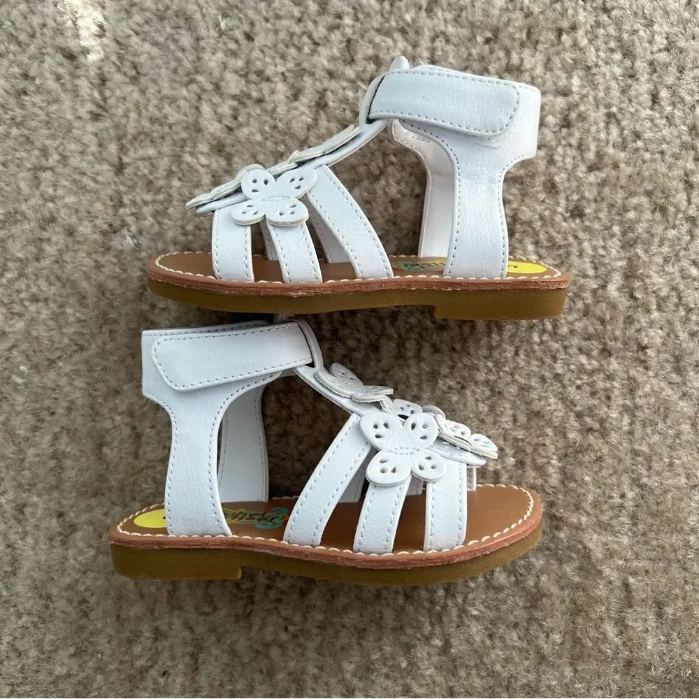 Rachel Shoes White Toddler Sandals - Size 5 NWOT